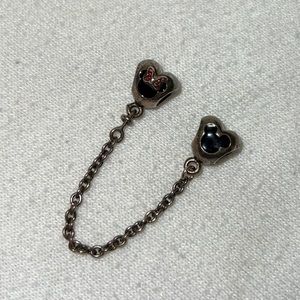 Pandora Mickey & Minnie Safety Chain Charm